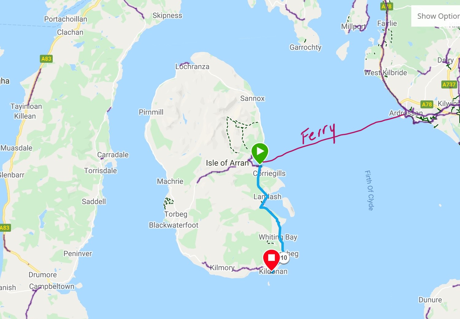 day-1-ardrossan-harbour-to-south-arran-bertie-s-world